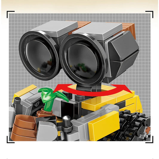 Hot  mini Wall-E Building Block Kit MOC Idea Technical Classic Movie Model Building Block Assembly Children's Toy Gift TinyToyShop