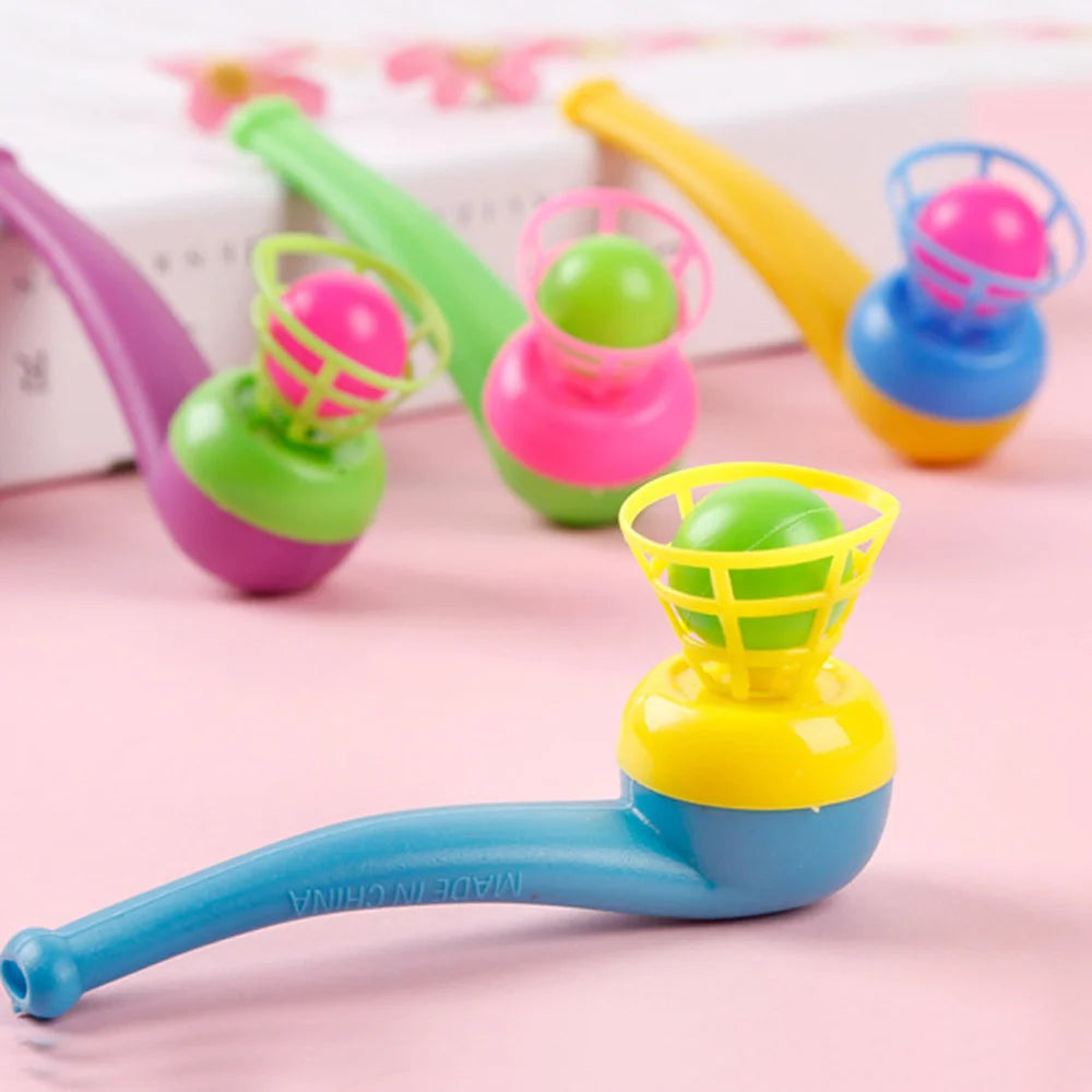 Plastic Pipe Blowing Ball Set – 3-Piece Outdoor Balance Training Toy