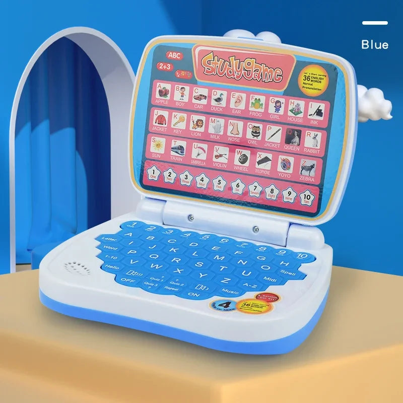 English Learning Laptop Toy – ABC, Numbers & Music for Kids 3+