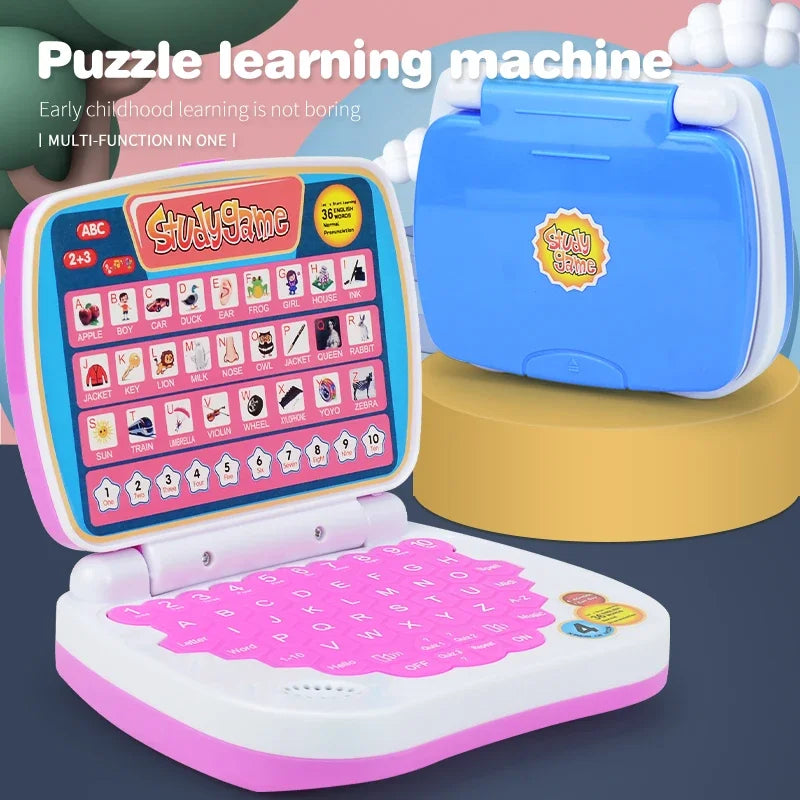 English Learning Laptop Toy – ABC, Numbers & Music for Kids 3+