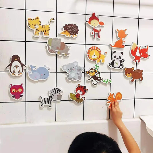 EVA Foam Animal Bath Sticker Toys for Kids