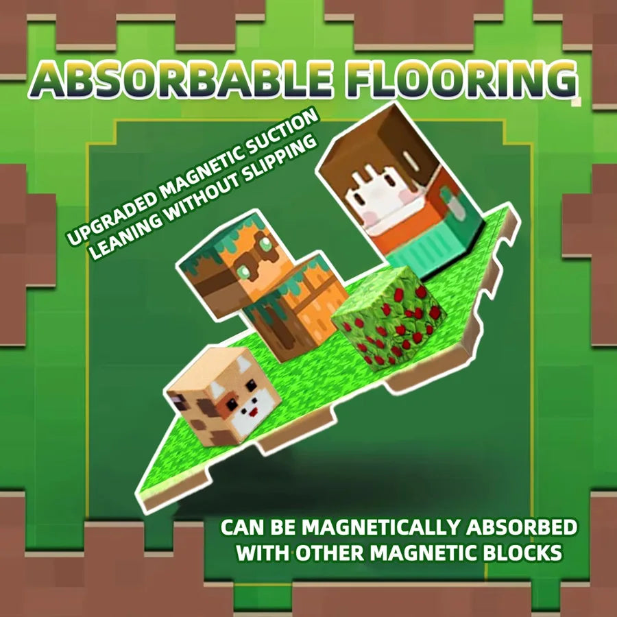 Magnetic Base Plate Variety Baseplates Match Mine World Magnetic Building Blocks Toys for Boys Girls DIY Children 2026 Gift Toy