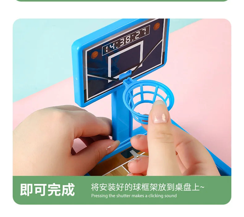 Mini Basketball Shooting Machine Toy for Kids