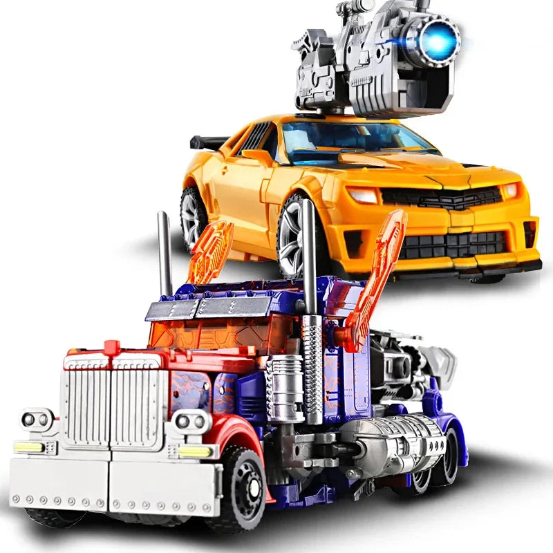 Robot Car Alloy Action Figure – Anime Series Collectible Toy for Kids