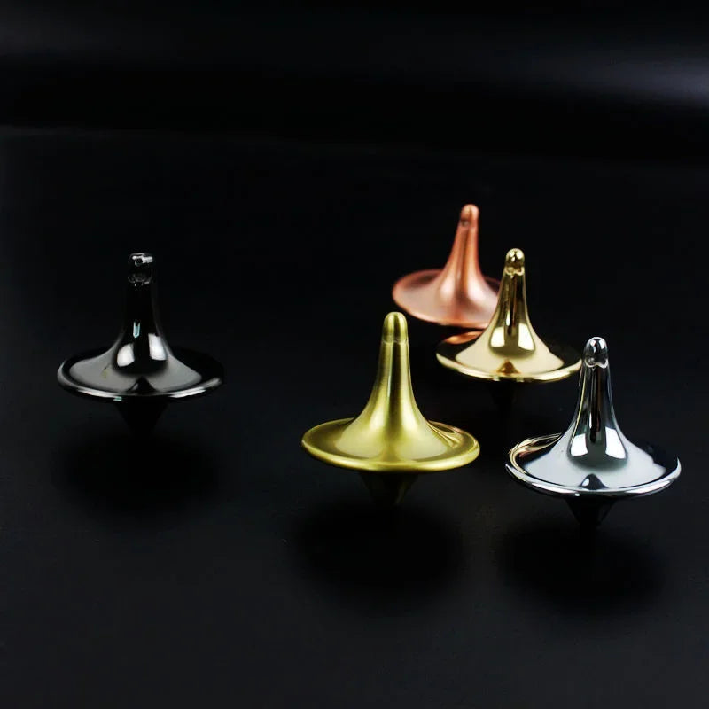 EDC Mini Metal Gyroscope Fingertip Whirlwind Gyro Anti Stress Irritability Fidget Toy Exquisite Decompression Gift
