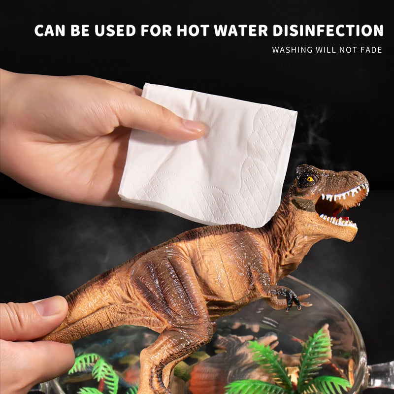 Jurassic Dinosaur World Playset – 46 to 64 Piece PVC Figures & Accessories