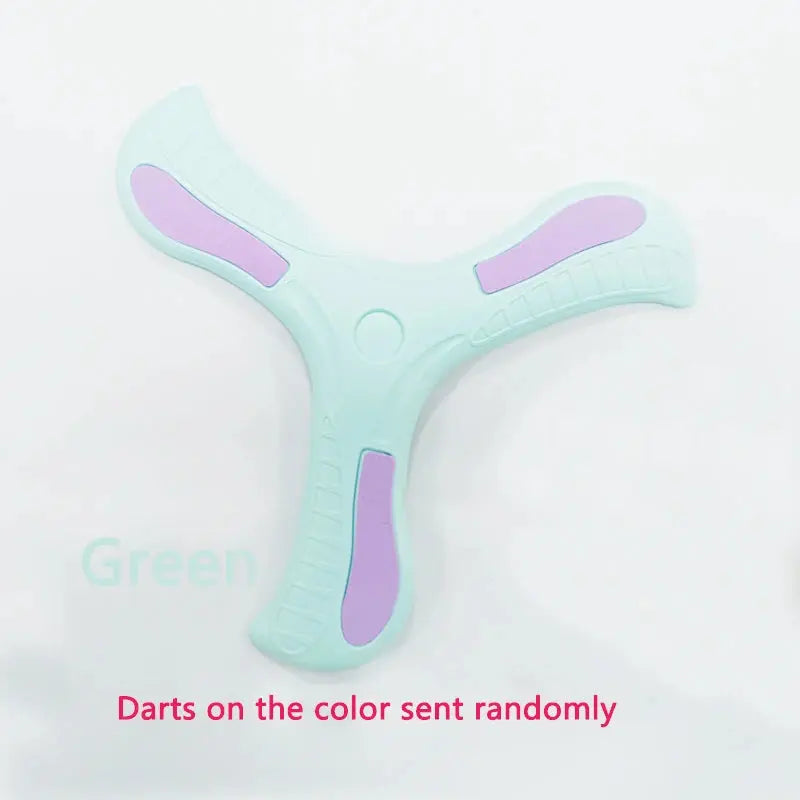 Soft Foam Boomerang – Safe Indoor & Outdoor Flying Toy – Light Green