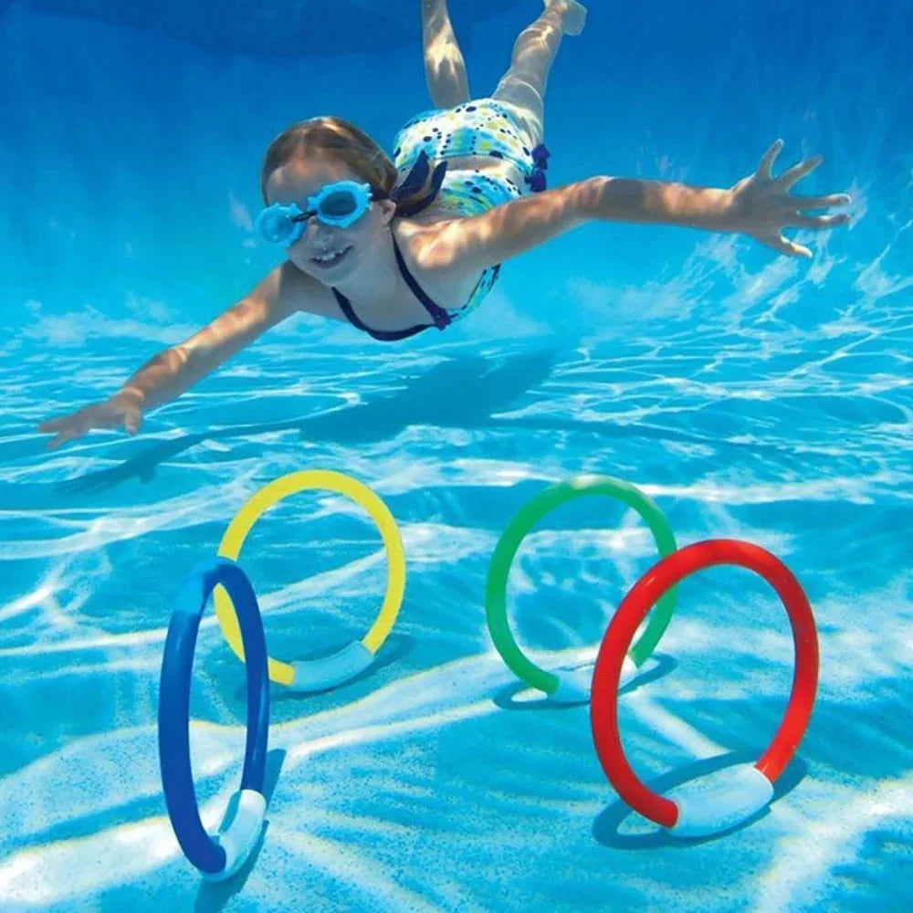 Kids Pool Diving Toy Set – Shark, Rocket & Ocean Friends