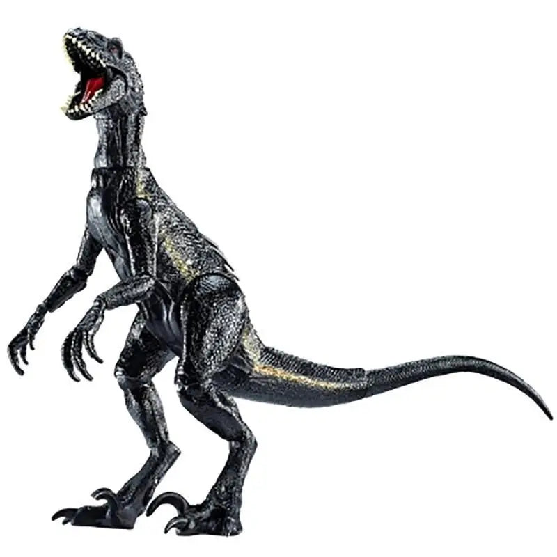 Lifelike Indoraptor Jurassic World Action Figure – Adjustable Dinosaur Toy for Kids