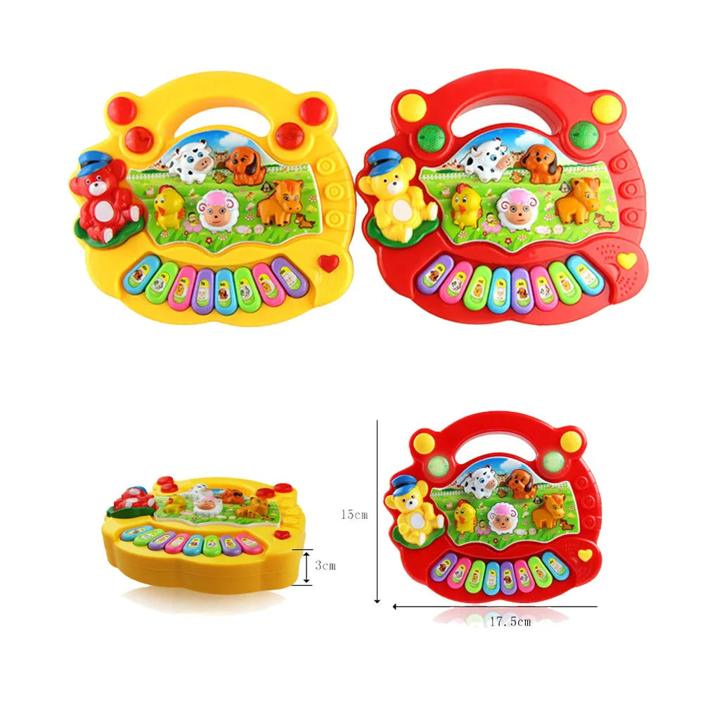 Baby Musical Animal Piano – Flashing Keyboard Early Education Toy