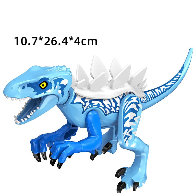 Jurassic Dino World Large Dinosaurs Figures Bricks Building Blocks Velociraptor T-Rex Triceratops Indominus Rex Toys For Kids