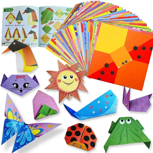 Origami Paper Craft Kit – 30 or 96 Sheets with Guide Book