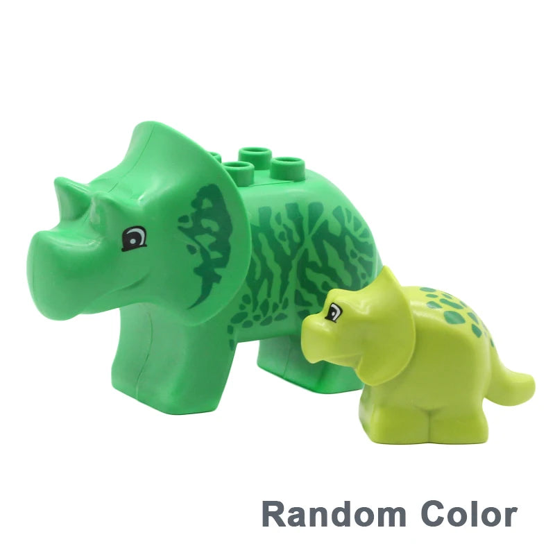 Zoo Animal Building Blocks Set – Compatible with Duplo, Dinosaurs & More