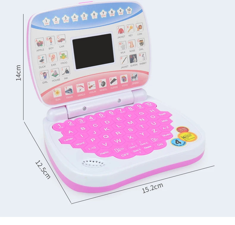 Kids Simulation Laptop – Portable Learning Typewriter for Ages 3–12