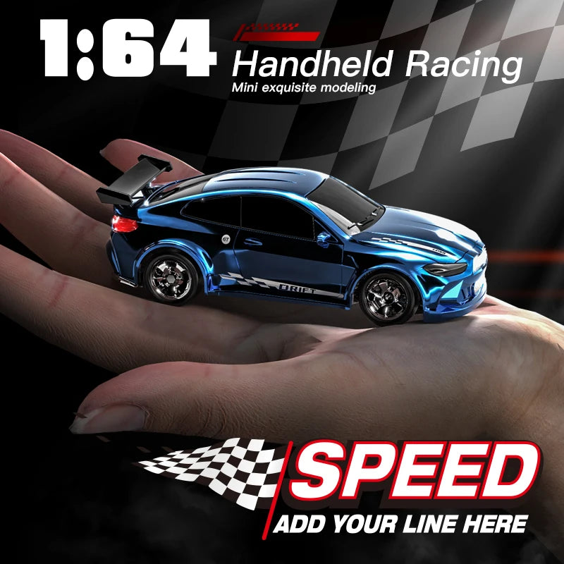 KF20 1:64 Mini Drift RC Car – 4-Wheel Remote Control Desk Racing Toy