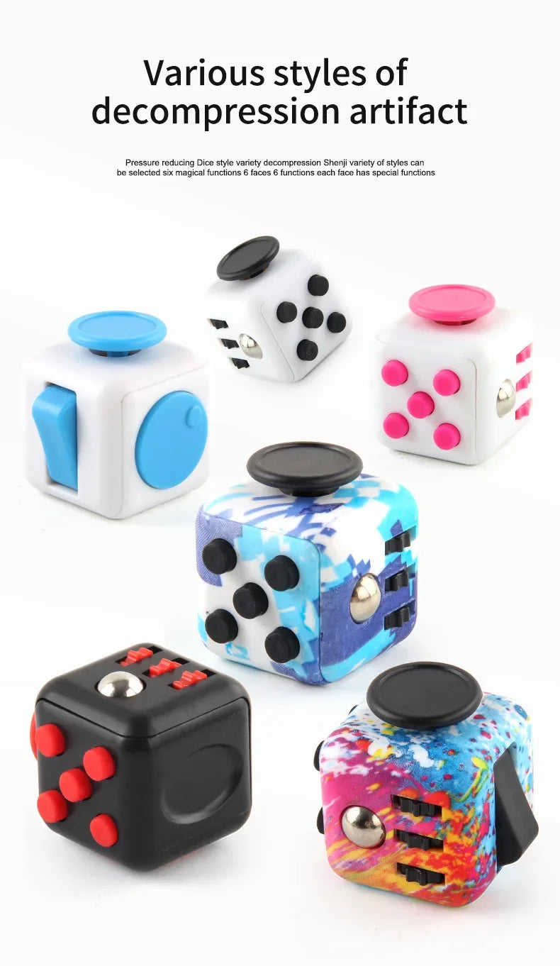 Fidget Stress Relief Dice Toy for Kids & Adults