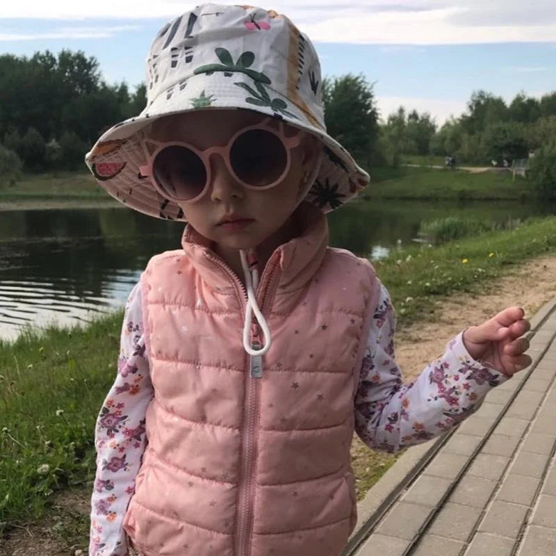 Baby Sun Hat – Cartoon Animal Park Fisherman Hat for Toddlers Ages 3 Months–7 Years