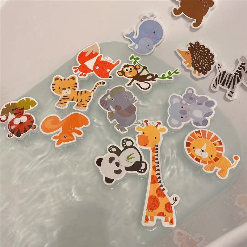 EVA Foam Animal Bath Sticker Toys for Kids
