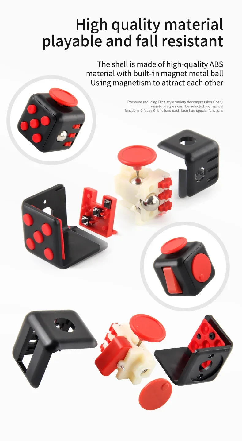 Fidget Stress Relief Dice Toy for Kids & Adults