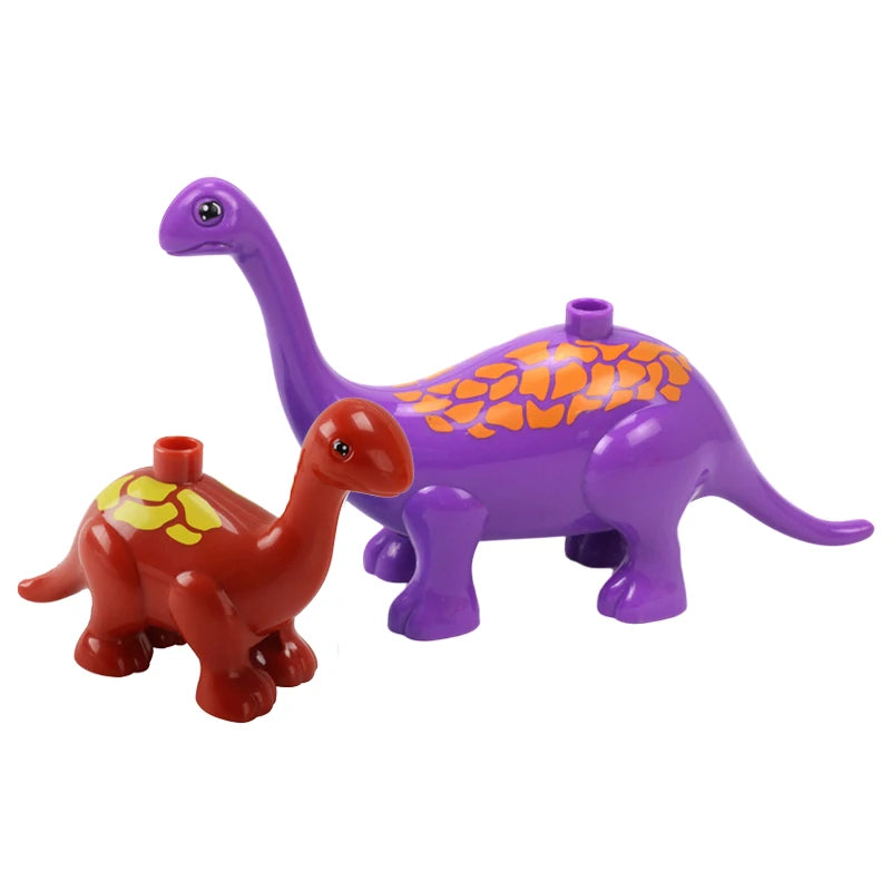 Zoo Animal Building Blocks Set – Compatible with Duplo, Dinosaurs & More