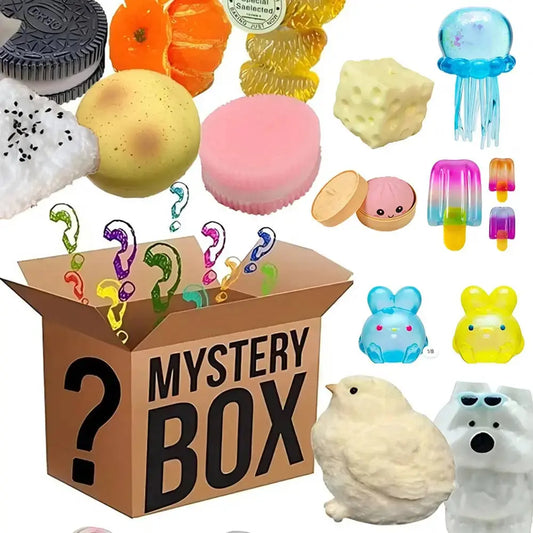 Mystery Cat Paw Mochi Squishy – Kawaii Blind Box Fidget