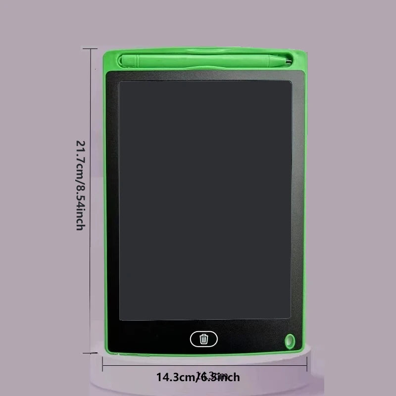 LCD Drawing Tablet for Kids – Rechargeable Erasable Writing Board 6.5–12 Inch