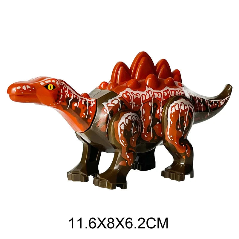 Jurassic Dino World Large Dinosaurs Figures Bricks Building Blocks Velociraptor T-Rex Triceratops Indominus Rex Toys For Kids