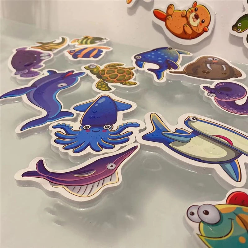 EVA Foam Animal Bath Sticker Toys for Kids