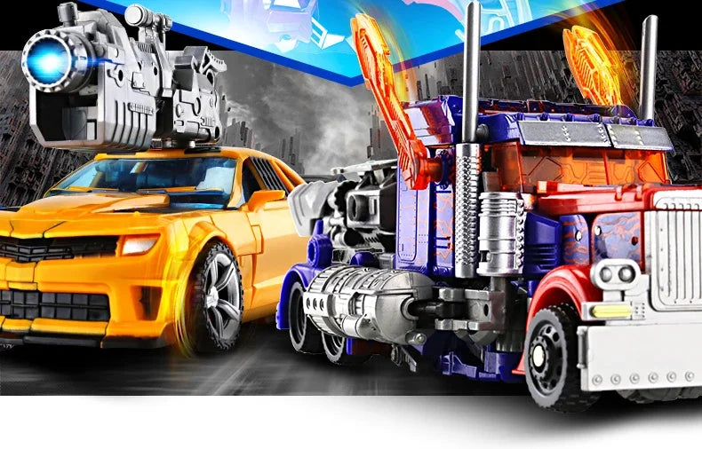 Robot Car Alloy Action Figure – Anime Series Collectible Toy for Kids
