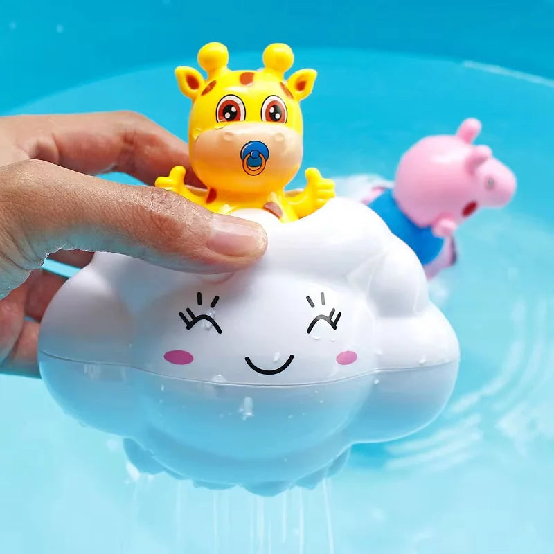 Swimming Turtle & Duck Bath Toy for Toddlers