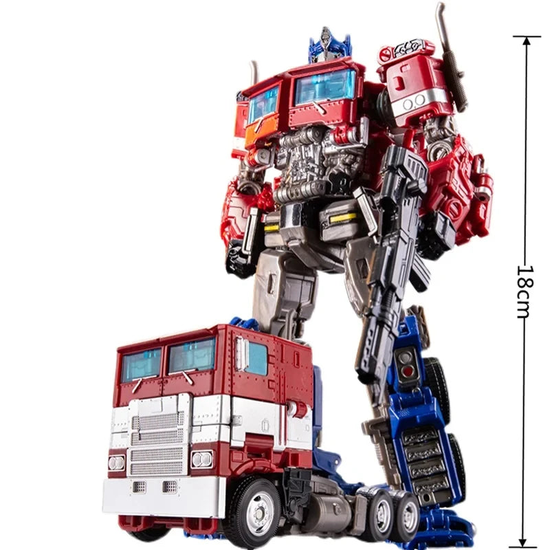 Robot Car Alloy Action Figure – Anime Series Collectible Toy for Kids