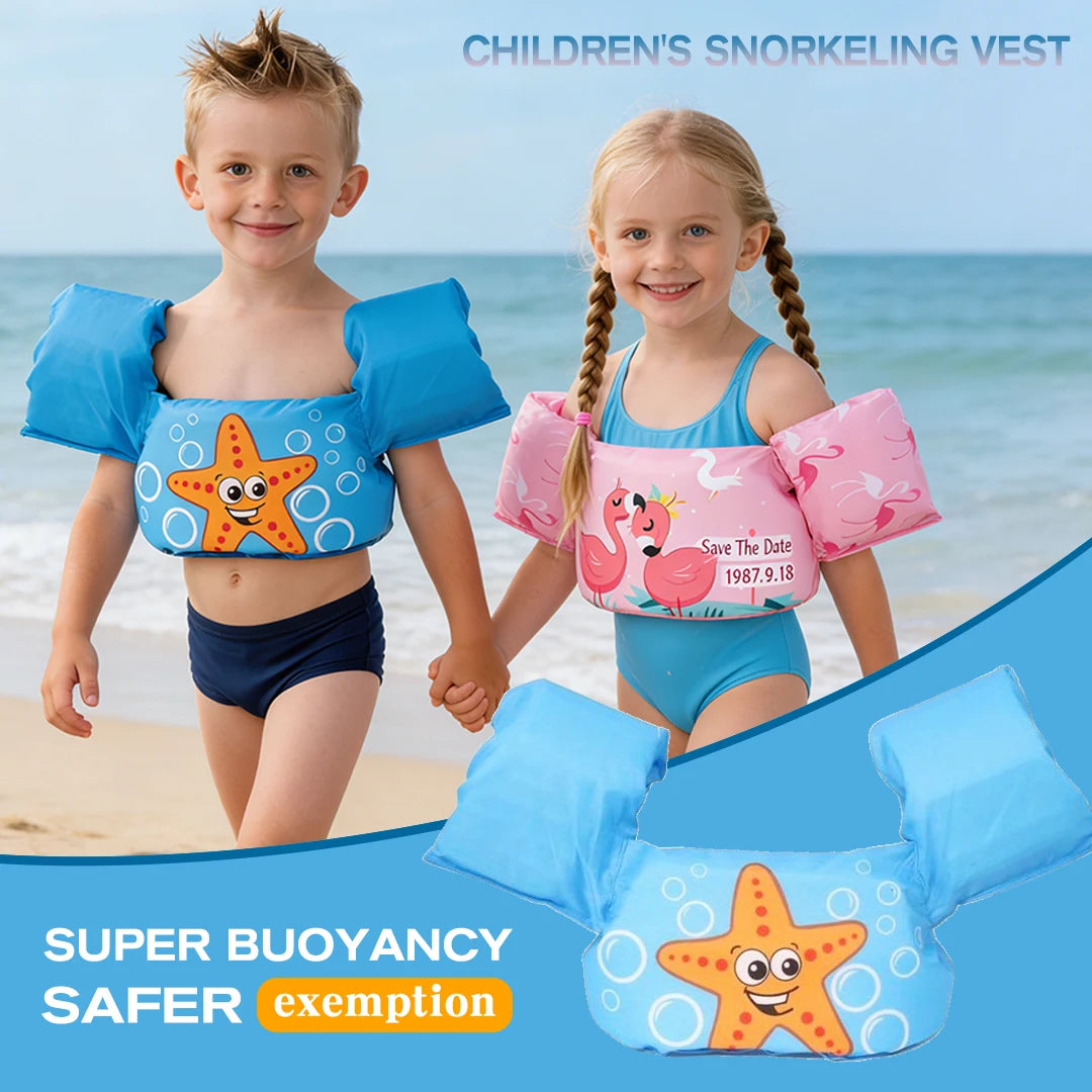 Kids Swim Life Jacket Vest for Swimming Pool,Swim Aid Floats,Toddler Swim Vest with Suitable for 30-50 lbs Infant/Baby/Sea/Beach