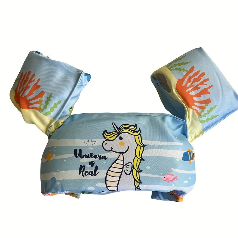 Kids Swim Life Jacket Vest for Swimming Pool,Swim Aid Floats,Toddler Swim Vest with Suitable for 30-50 lbs Infant/Baby/Sea/Beach