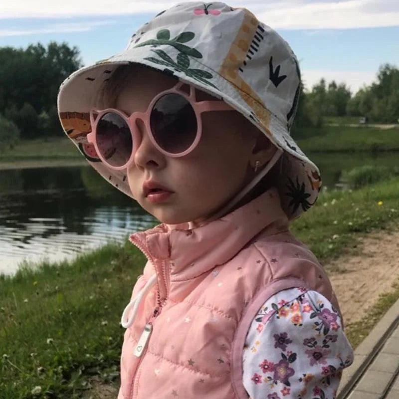 Baby Sun Hat – Cartoon Animal Park Fisherman Hat for Toddlers Ages 3 Months–7 Years