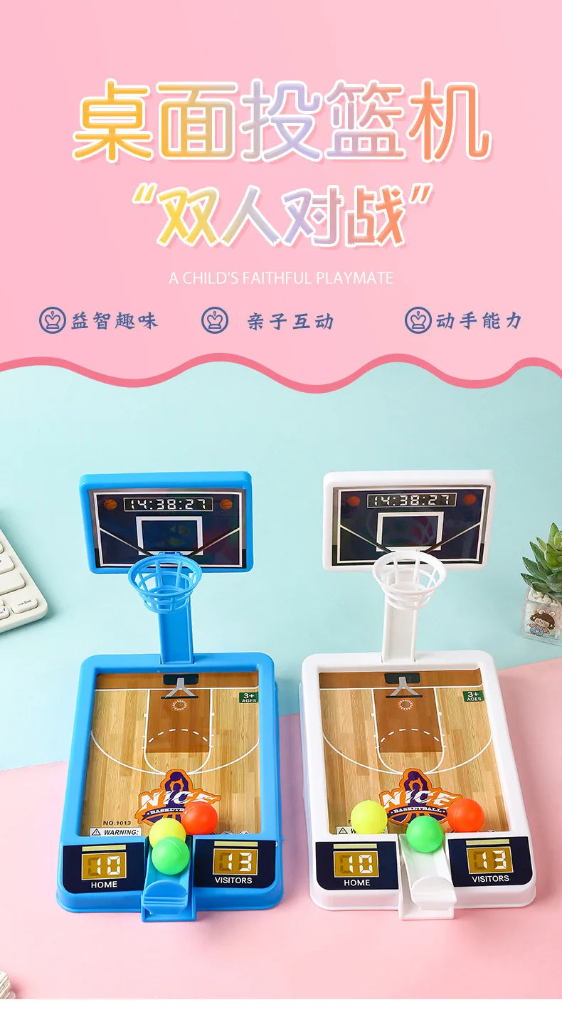 Mini Basketball Shooting Machine Toy for Kids