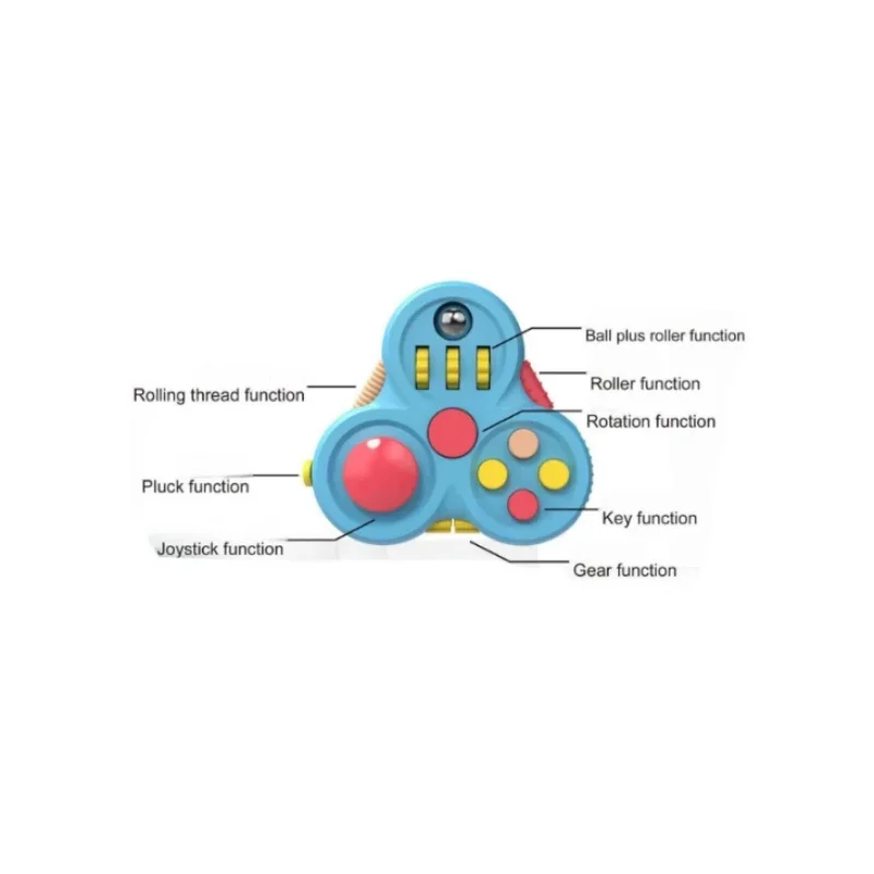 Rotating Magic Stress Relief Toy Fingertip Decompression Toy Educational Fidget Toy for Kids