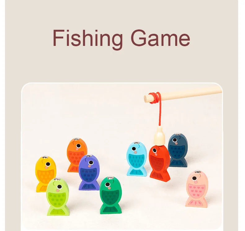 Montessori Wooden Toys Kids Busy Board Shape & Number Matching Digital Shape Educational Toys For Children Gifts TinyToyShop
