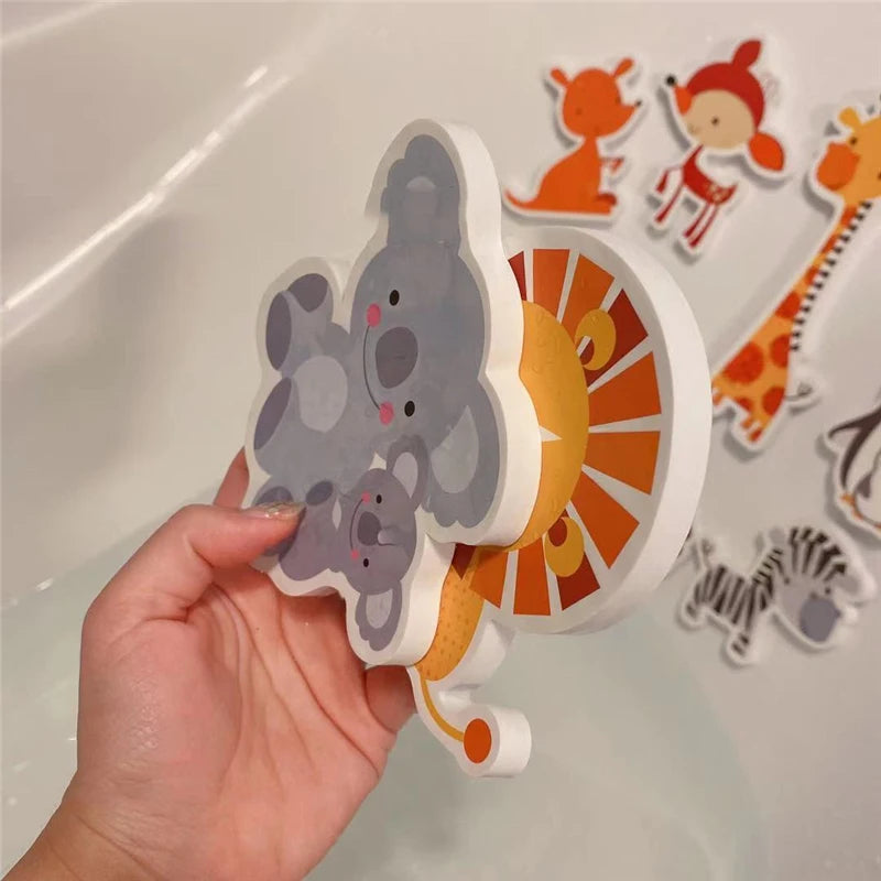 EVA Foam Animal Bath Sticker Toys for Kids