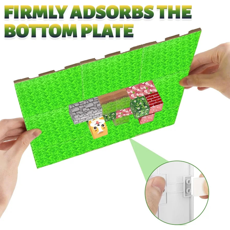 Magnetic Base Plate Variety Baseplates Match Mine World Magnetic Building Blocks Toys for Boys Girls DIY Children 2026 Gift Toy