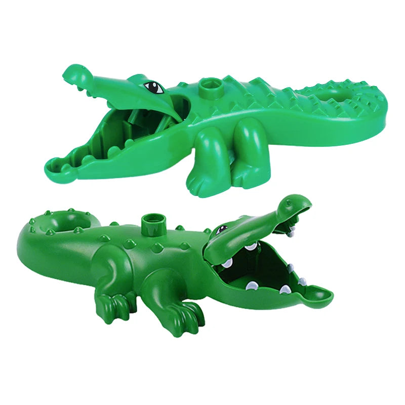 Zoo Animal Building Blocks Set – Compatible with Duplo, Dinosaurs & More