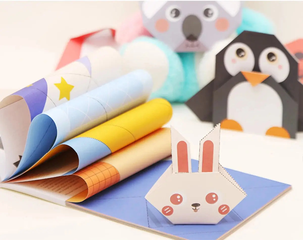 Origami Paper Craft Kit – 30 or 96 Sheets with Guide Book