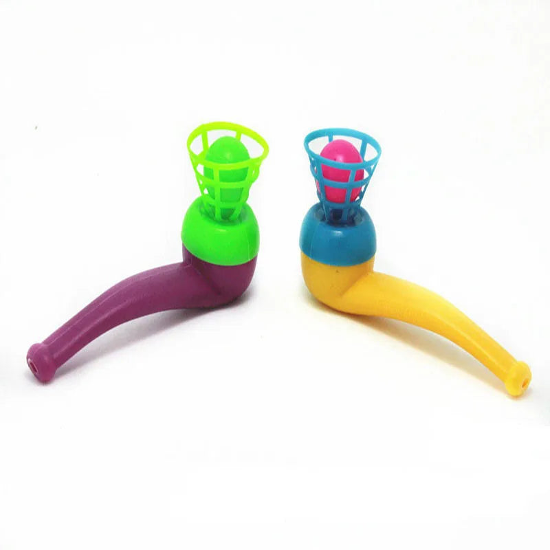 Plastic Pipe Blowing Ball Set – 3-Piece Outdoor Balance Training Toy