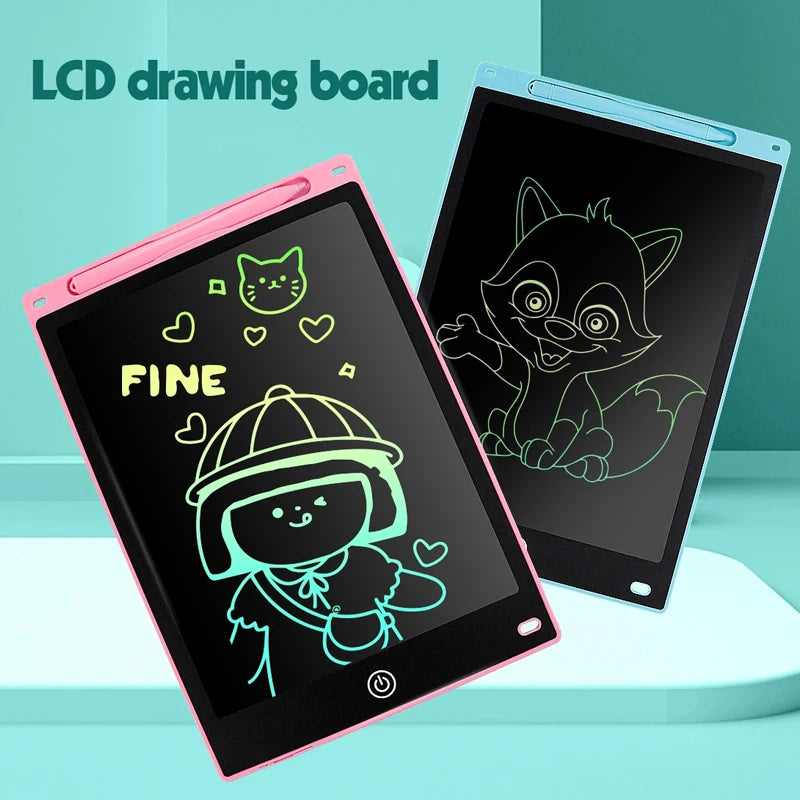 10inch LCD Color Doodle Drawing Board Handwriting Pad Electronic Writing Blackboard Birthday/Back-to-School Gift Educational Toy