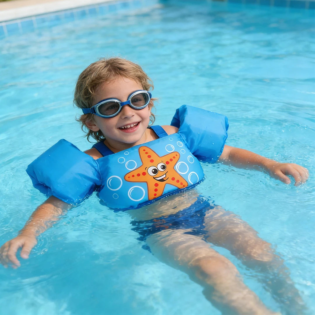 Kids Swim Life Jacket Vest for Swimming Pool,Swim Aid Floats,Toddler Swim Vest with Suitable for 30-50 lbs Infant/Baby/Sea/Beach