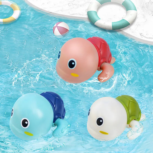 Swimming Turtle & Duck Bath Toy for Toddlers