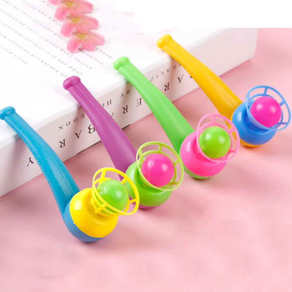Plastic Pipe Blowing Ball Set – 3-Piece Outdoor Balance Training Toy
