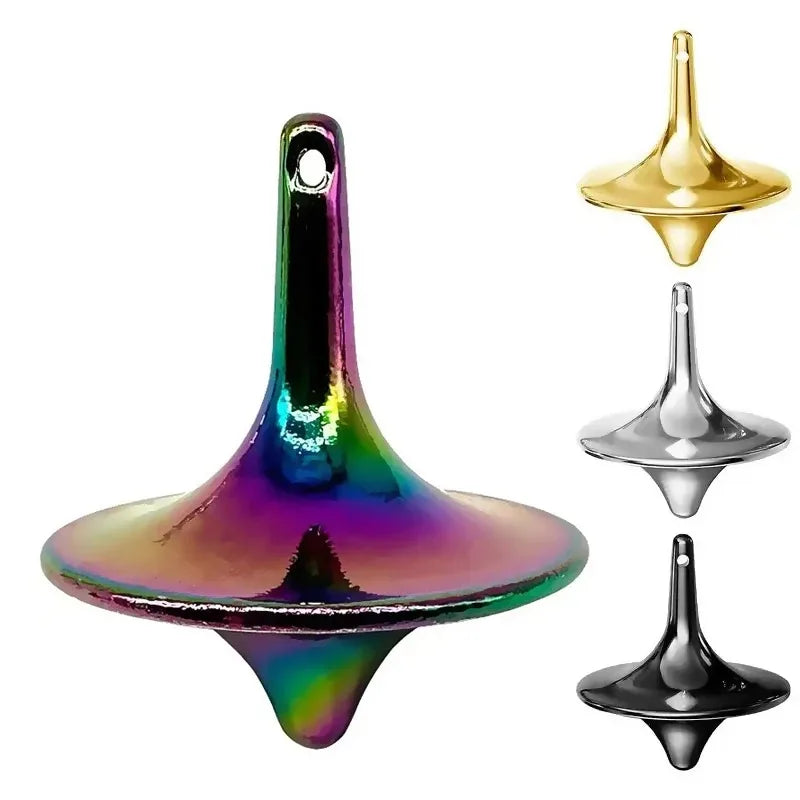 EDC Mini Metal Gyroscope Fingertip Whirlwind Gyro Anti Stress Irritability Fidget Toy Exquisite Decompression Gift